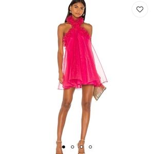 Revolve Lovers and Friends Capri Mini Dress in Hot Pink